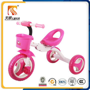 CE approuvé petit tricycle en métal pliable enfants tricycle usine en gros